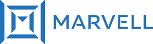 Marvell logo blue