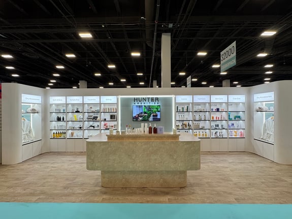 Hunter Amenities boutique-inspired exhibit