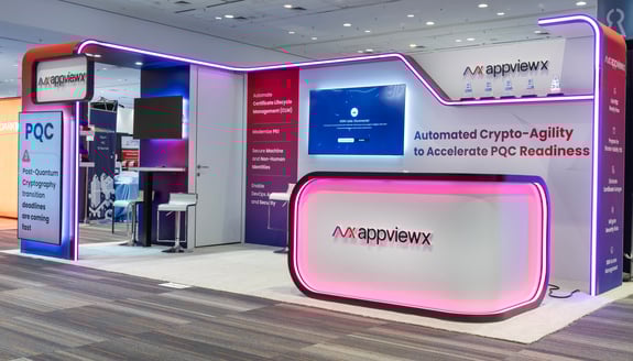 AppViewX booth at RSA 2025